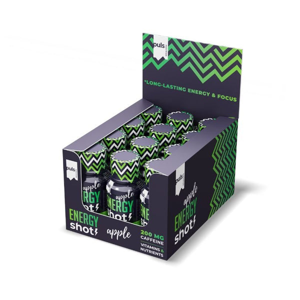 PULS Energy Shot (12 x 60 ml) - Puls Nutrition - Vitamins.lv