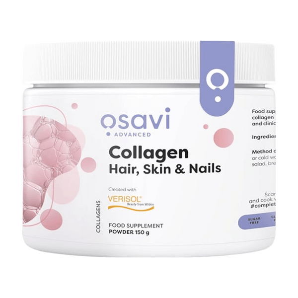 Kolagēna peptīdi matiem, ādai un nagiem (150 g) - Osavi - Vitamins.lv