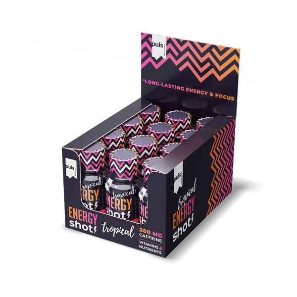 PULS Energy Shot (12 x 60 ml) - Puls Nutrition - Vitamins.lv