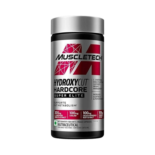 Hydroxycut Hardcore Super Elite tauku dedzinātājs (100 kapsulas) - MuscleTech - Vitamins.lv