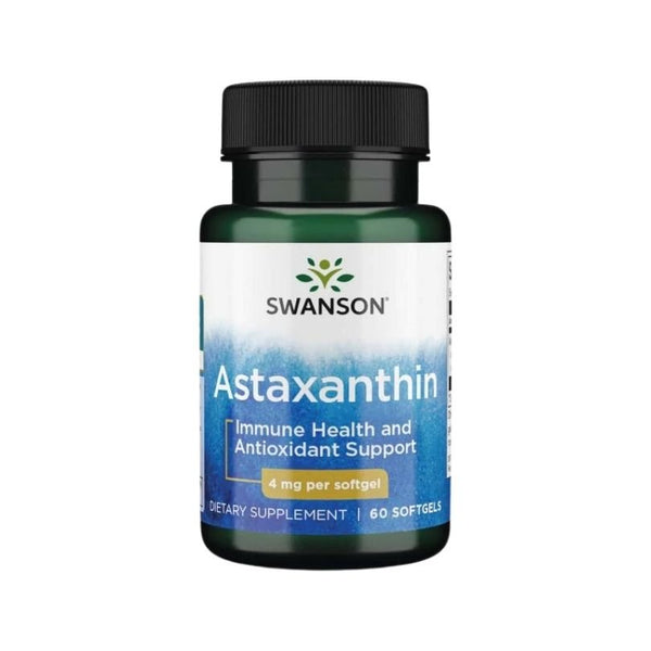 Astaksantīns 4 mg (60 kapsulas) - Swanson Vitamins - Vitamins.lv