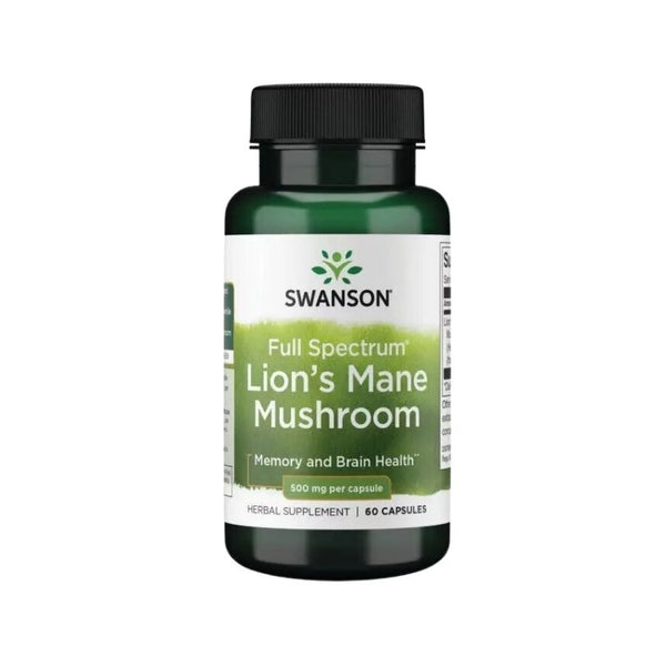 Lion's Mane Mushroom (Ежовик Гребенчатый) (60 капсул)