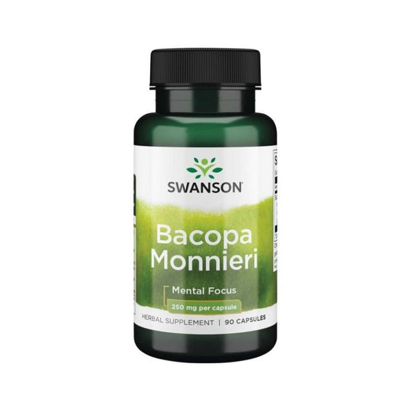 Bacopa Monnieri 250 mg (90 kapsulas) - Swanson Vitamins - Vitamins.lv