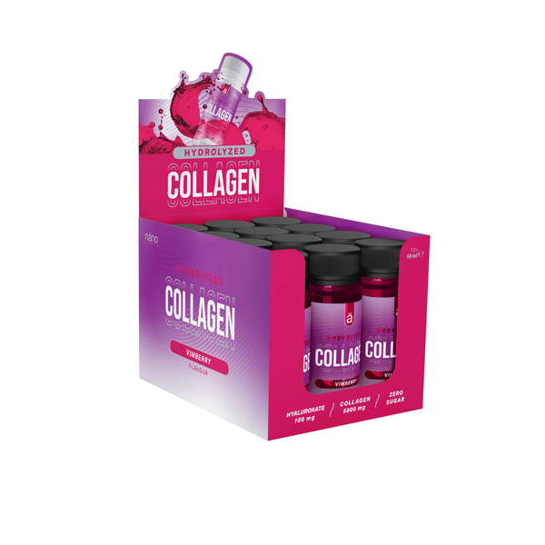 Kolagēna shot (12 x 60 ml) - NanoSupps - Vitamins.lv