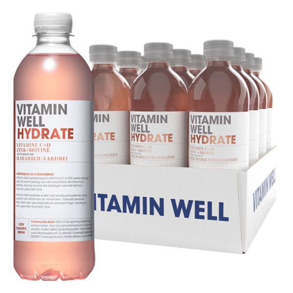 VitaminWell Vitamīnu ūdens (12 x 500 ml) - VitaminWell - Vitamins.lv