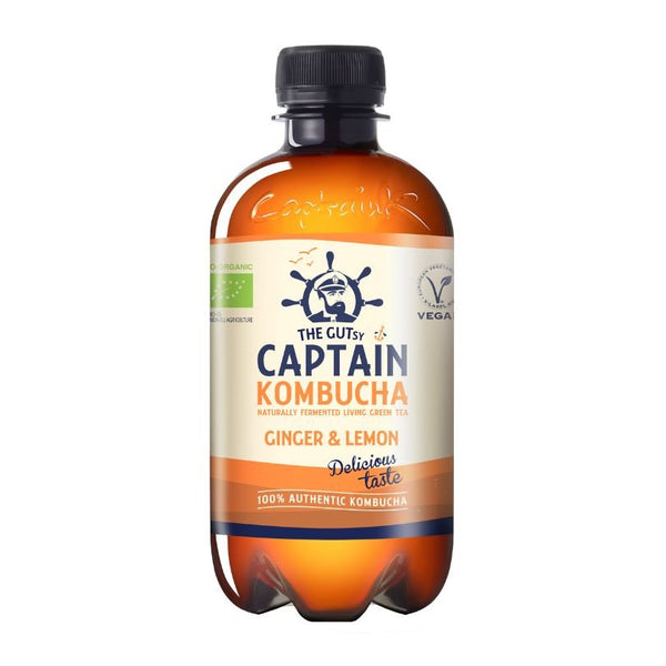 Captain Kombucha kombučas dzēriens (400 ml) - The Gutsy Captain Company - Vitamins.lv