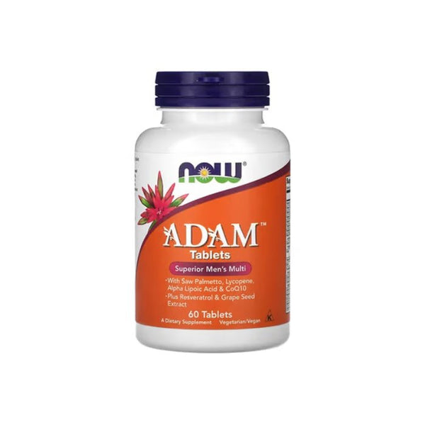 ADAM Multivitamīni vīriešiem (60 tabletes) - Now Foods - Vitamins.lv