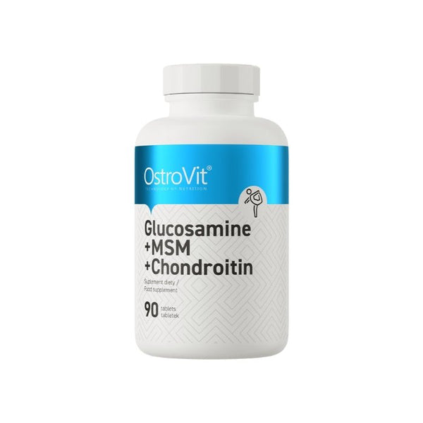 Glikozamīns + MSM + hondroitīns (90 tabletes) - OstroVit - Vitamins.lv