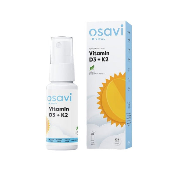 D3 + K2 vitamīna aerosols (25 ml) - Osavi - Vitamins.lv
