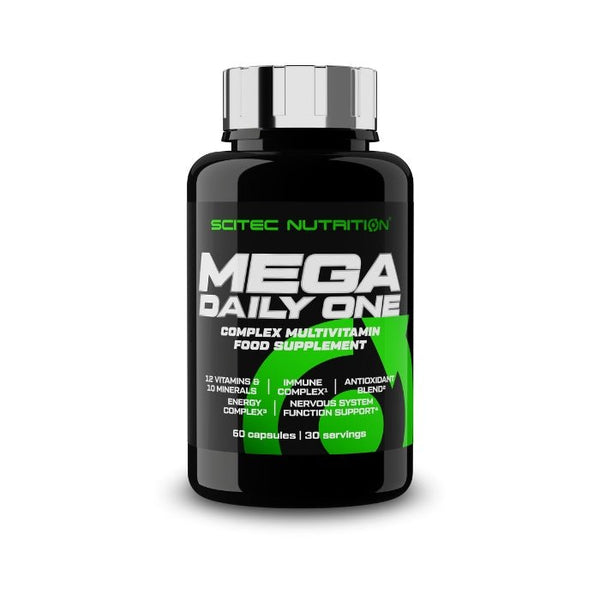 Mega Daily One multivitamīni (60 kapsulas) - Scitec Nutrition - Vitamins.lv