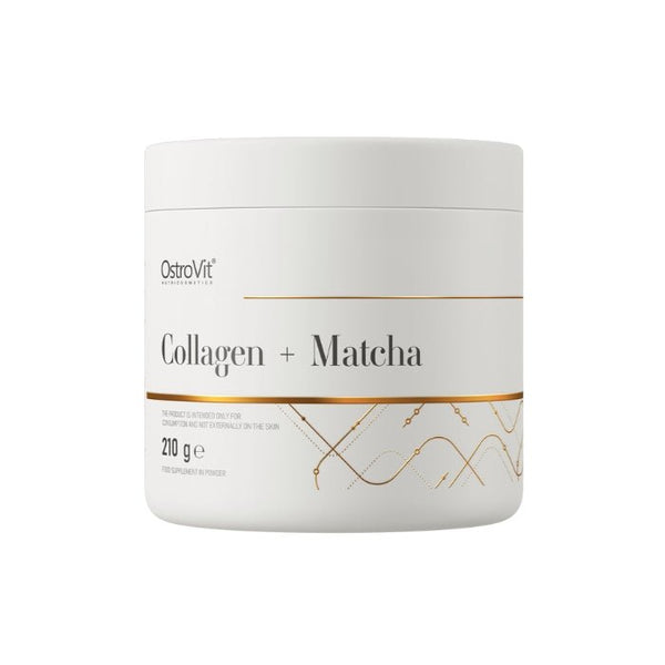 Kolagēns + Matča (210 g) - OstroVit - Vitamins.lv