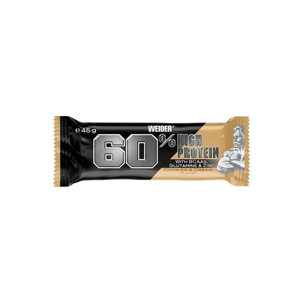 60% Proteīna batoniņš (45 g) - Weider - Vitamins.lv