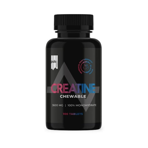 PULS Kreatīns (100 košļājamās tabletes) - Puls Nutrition - Vitamins.lv