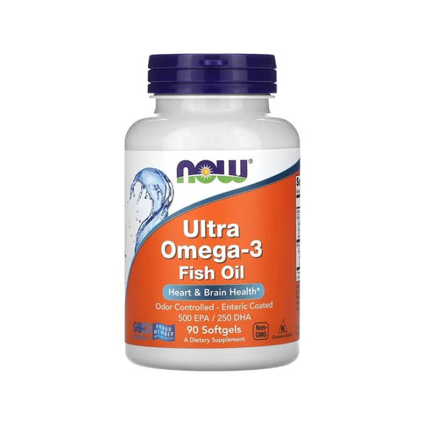 Ultra Omega - 3 (90 mīkstās kapsulas) - Now Foods - Vitamins.lv