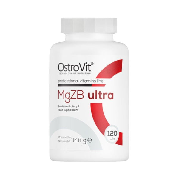 OstroVit MgZB Ultra - Magnijs, Cinks, B6 vitamīns (120 tabletes) - OstroVit - Vitamins.lv