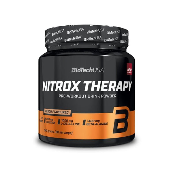Nitrox Therapy pirms treniņa pulveris (340 g) - BioTechUSA - Vitamins.lv