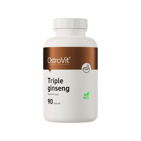 Trīskāršais žeņšeņs (90 kapsulas) - OstroVit - Vitamins.lv