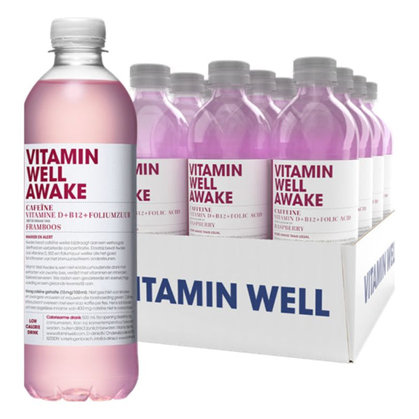 VitaminWell Vitamīnu ūdens (12 x 500 ml) - VitaminWell - Vitamins.lv