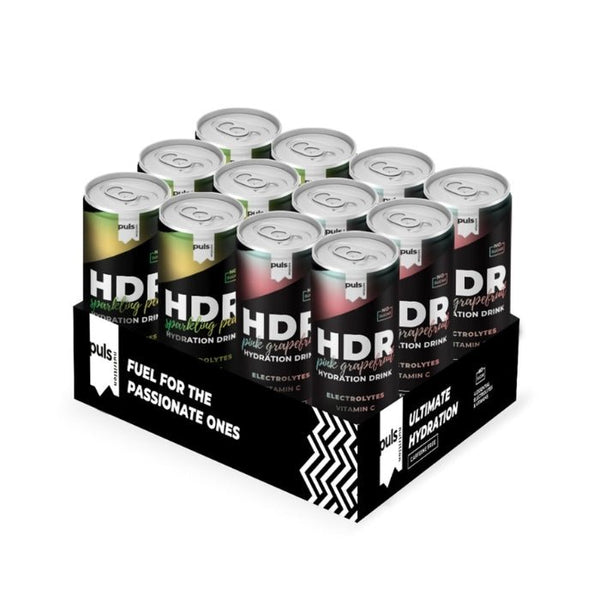 PULS HDR Elektrolītu dzēriens MIX kaste (12 x 330 ml) - Puls Nutrition - Vitamins.lv