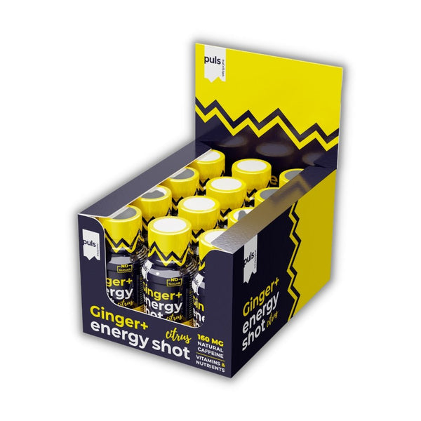 PULS Ginger+ Energy Shot (12 x 60 ml) - Puls Nutrition - Vitamins.lv
