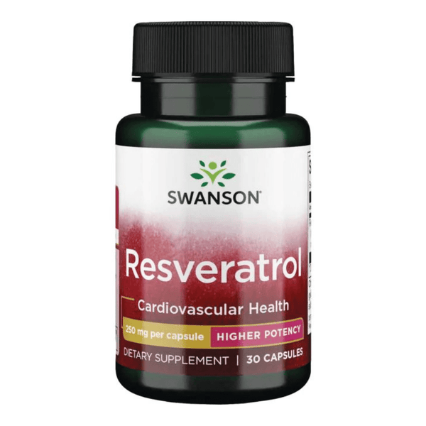 Resveratrol 250 mg (30 kapsulas) - Swanson Vitamins - Vitamins.lv