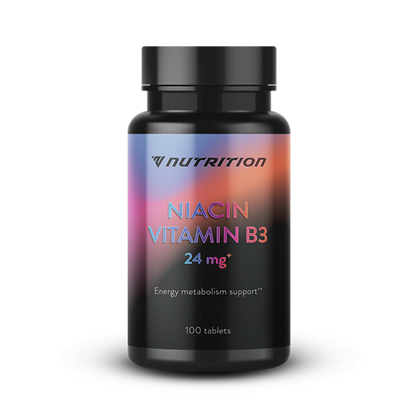 Niacīns - B3 Vitamīns (100 tabletes)