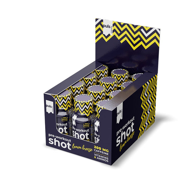 PULS Pre - workout Shot (12 x 60 ml) - Puls Nutrition - Vitamins.lv