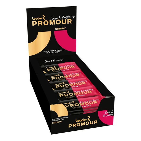 Leader Promour Crispy proteīna batoniņš (18 x 45 g) - Leader - Vitamins.lv