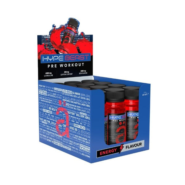 Hype Beast Pre - Workout Shot (12 x 60 ml) - NanoSupps - Vitamins.lv