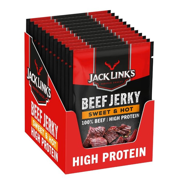 Liellopu gaļas žāvējums (12 x 25 g) - Jack Link's - Vitamins.lv