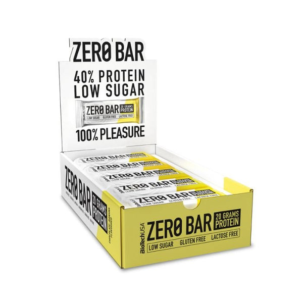 Zero Bar proteīna batoniņš (20 x 50 g) - BioTechUSA - Vitamins.lv