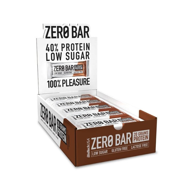Zero Bar proteīna batoniņš (20 x 50 g) - BioTechUSA - Vitamins.lv