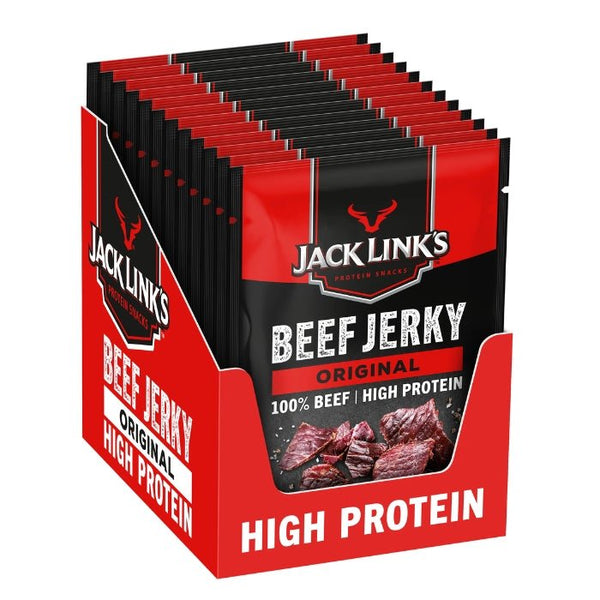 Liellopu gaļas žāvējums (12 x 25 g) - Jack Link's - Vitamins.lv