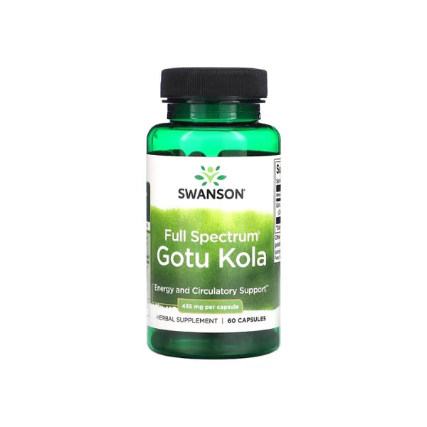 Pilna spektra Gotu Kola 435 mg (60 kapsulas)