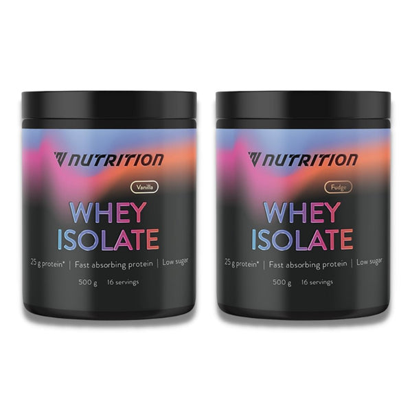 Whey Isolate pulveru komplekts (500 g + 500 g) - VNutrition - Vitamins.lv