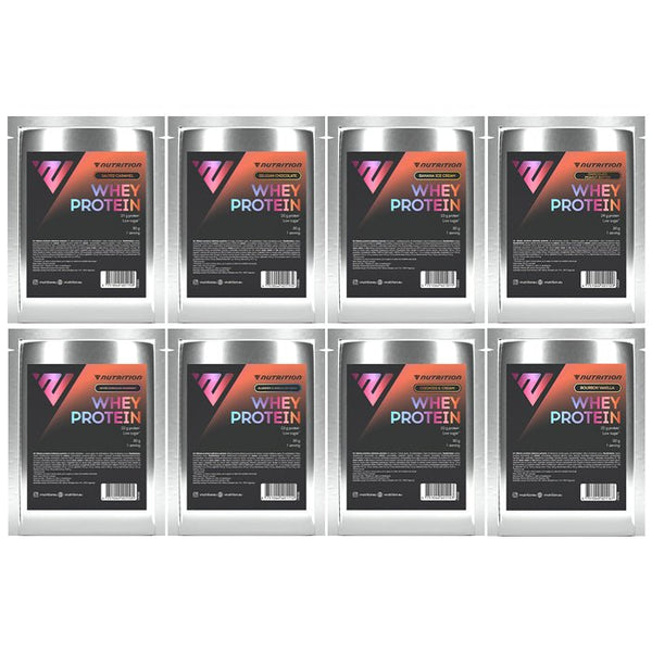 Whey Protein paraugu komplekts (8 x 30 g) - VNutrition - Vitamins.lv