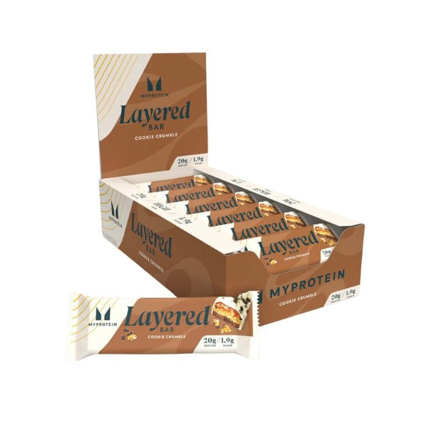 Layered Proteīna batoniņš (12 x 60 g) - MyProtein - Vitamins.lv