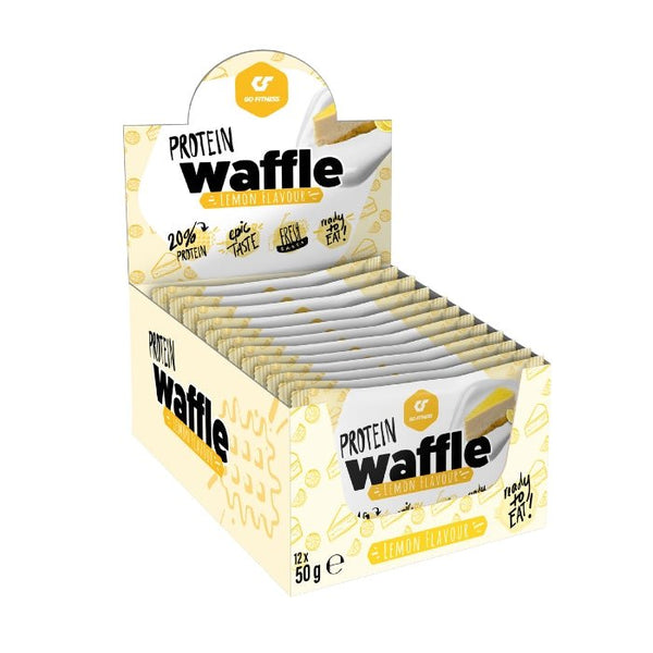 Proteīna vafele (12 x 50 g) - GoFitness - Vitamins.lv