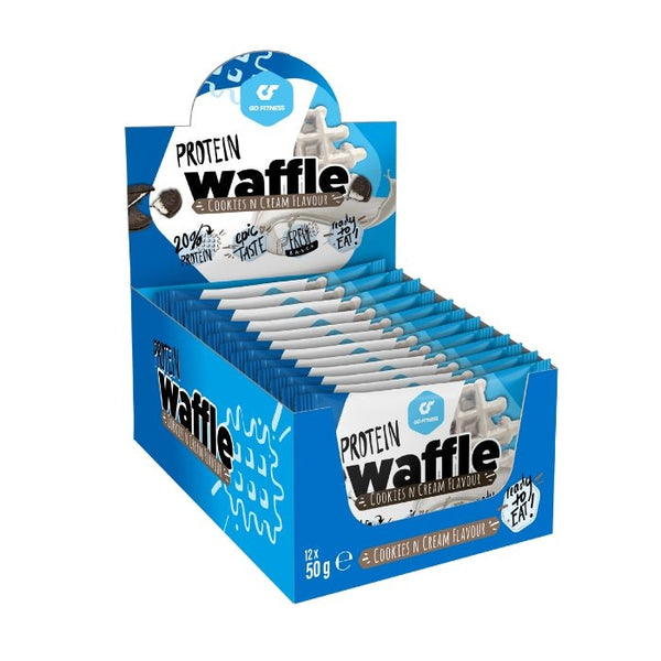 Proteīna vafele (12 x 50 g) - GoFitness - Vitamins.lv