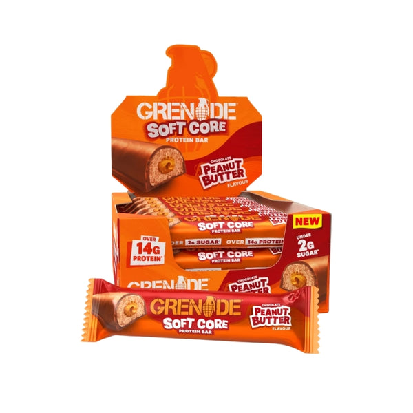 Grenade Soft Core Baltyminis batonėlis (12 x 50 g)