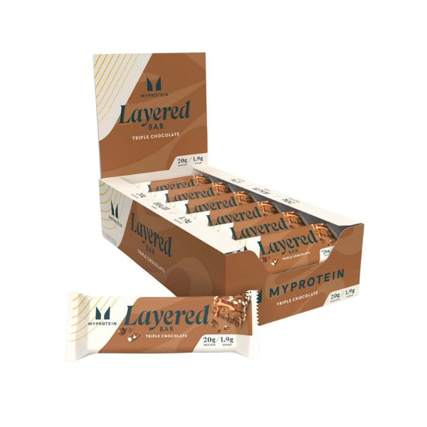 Layered Proteīna batoniņš (12 x 60 g) - MyProtein - Vitamins.lv