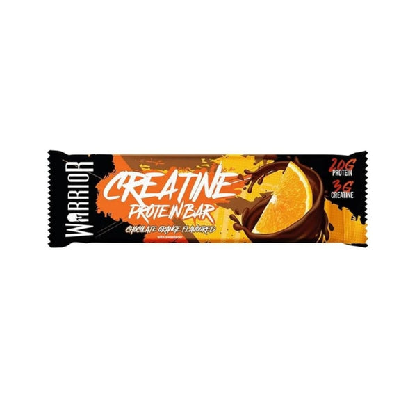 Warrior baltyminis batonėlis su kreatinu (75 g)