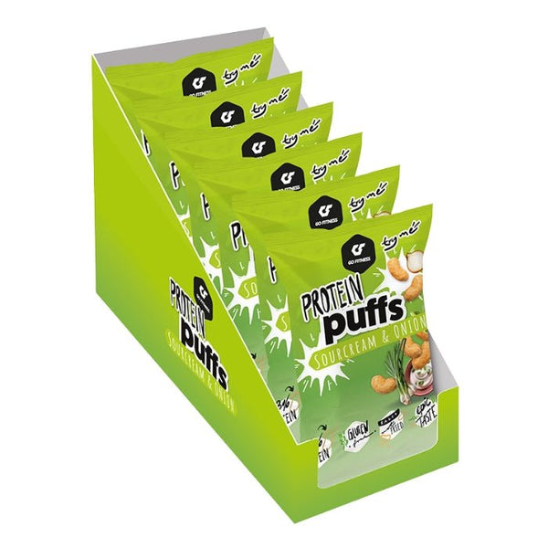 Protein Puffs (6 x 50 g) - GoFitness - Vitamins.lv