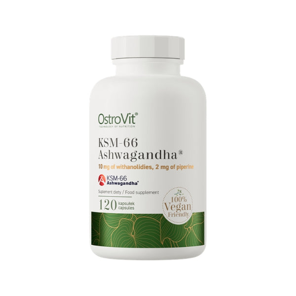 KSM-66 Ashwagandha® (120 kapsulių)