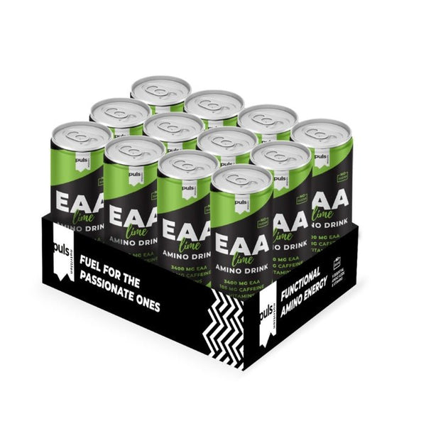 PULS EAA Aminoskābju dzēriens (12 x 330 ml) - Puls Nutrition - Vitamins.lv
