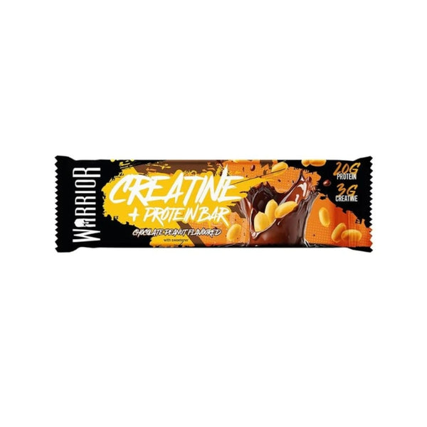 Warrior baltyminis batonėlis su kreatinu (75 g)