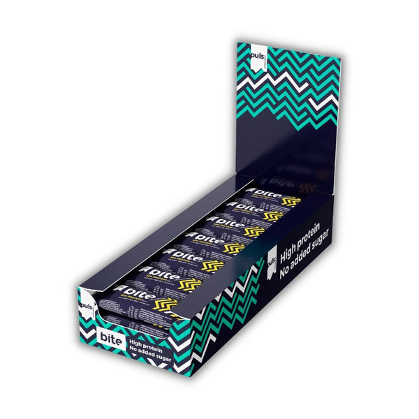 PULS BITE Proteīna batoniņš (24 x 35 g) - Puls Nutrition - Vitamins.lv
