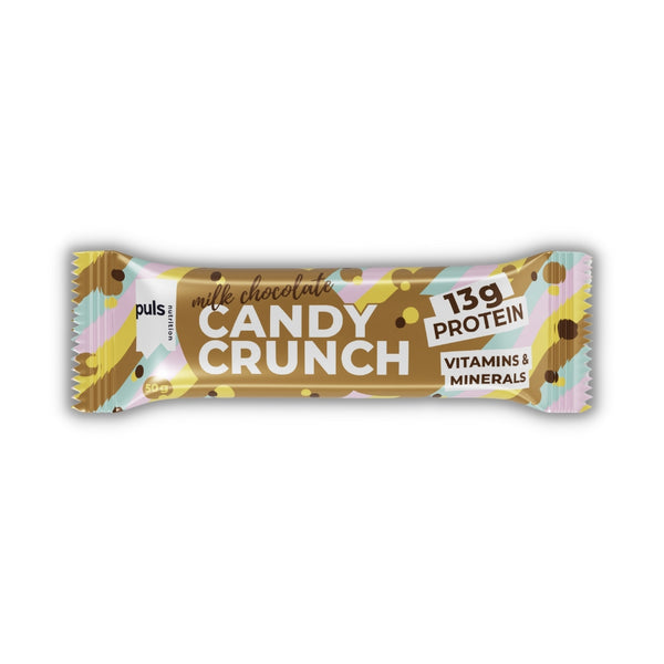 PULS Candy Crunch baltyminis batonėlis (50 g)